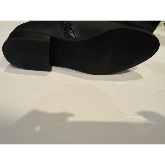 Michael Kors womens Bromley Flat Boot size 6 black knee- high boots - Picture 10 of 11